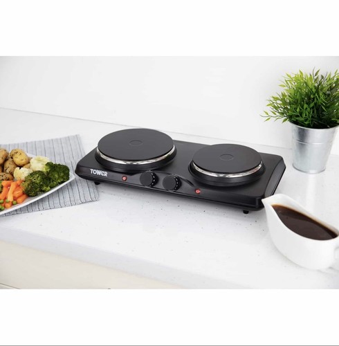 Tower double hot - hot, plate