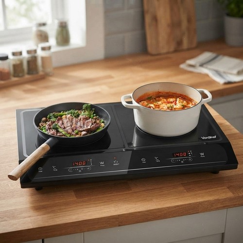 Double induction hob - induction, 2800w