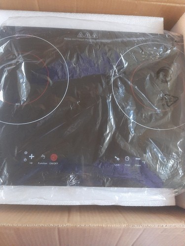 Twin ceramic hob 3600w - ceramic,