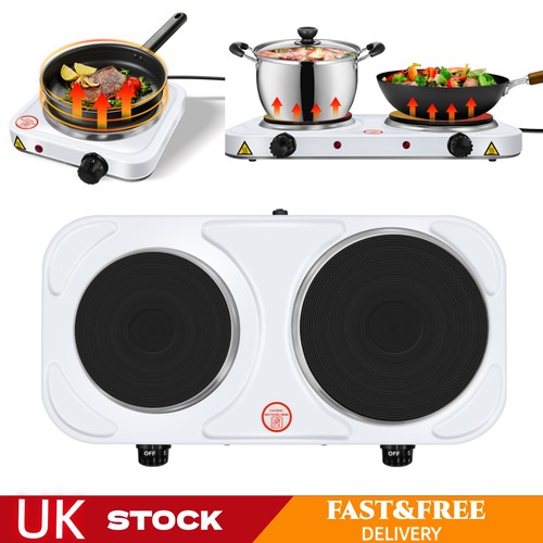Double hot plate - plate, portable