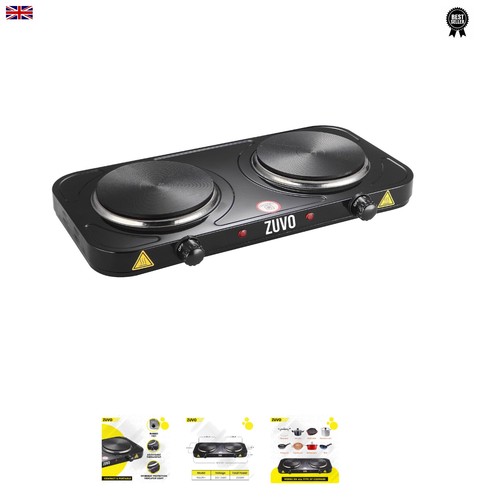 Adjustable double hob - with, 2