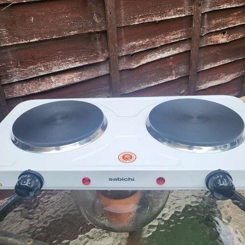 Portable electric hob double - electric,